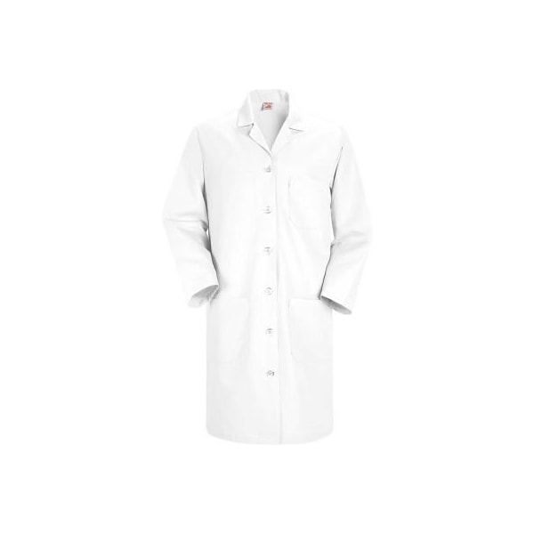 Vf Imagewear Red Kap Women's Button Front Lab Coat, White, Poly/Combed Cotton, XL KP13WHRGXL - main